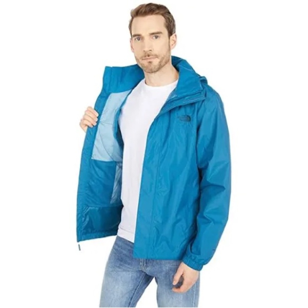 Men’s The North Face Resolve 2 Rainjacket in Mallard Blue